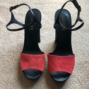 Ralph Lauren Suede Heels 👠